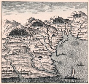 1665年，海与山之间的水循环 作者 不明