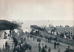 滨海克拉克顿-通往码头的道路，1895年 作者 不明