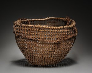 1800年代末，翻滚篮子与蛤Line篮。 作者 不明