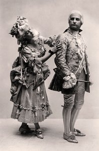 克拉拉·道（Clara Dow）和亨利·利顿（Henry Lytton），摄于1907年 作者 不明