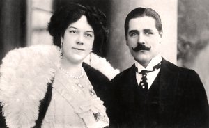 Clara Ellen Butt 1872-1936和Kennerley Rumford 1870-1957，英国歌手，1906年 作者 不明