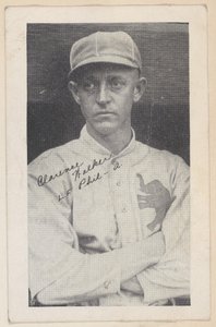 克拉伦斯-沃克，L.F.菲尔-A.，来自棒球条卡W575-2，约1921-22。 作者 不明
