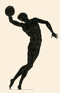 投掷铁饼的古典运动员，1908年。 作者 不明
