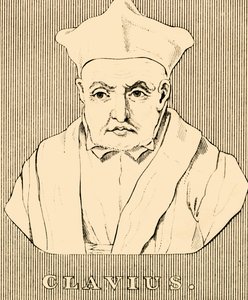 克拉维斯（Clavius），1538年至1612年，1830年。 作者 不明