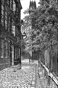 Cliffords Inn，往北看，1903年 作者 不明