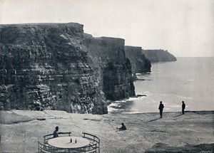 莫赫悬崖-醒目的海岸景象，1895年 作者 不明