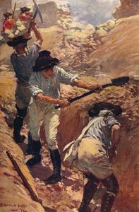 克利夫在阿科特的战ot中生活，1751年c1912年 作者 不明