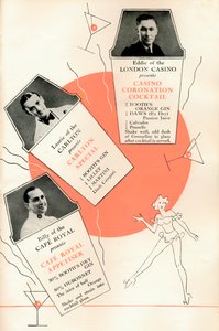 鸡尾酒食谱，c1935年1935年。 作者 不明