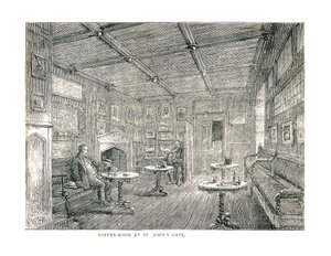圣约翰门口咖啡室，1878年 作者 不明