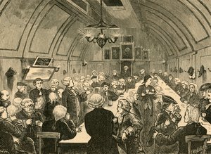 1897年，古格（Cogers Hall）的旧照片。 作者 不明