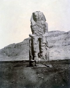门农巨像，埃及底比斯，1852年 作者 不明