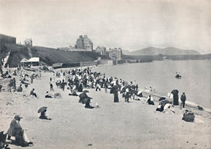 科尔温湾-沙滩，1895年 作者 不明