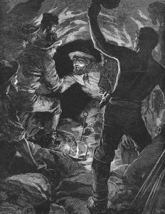 阿尔卑斯山下的圣哥达隧道竣工，1880年 作者 不明