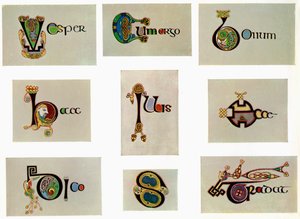 复合字母，公元800年，二十世纪 作者 不明