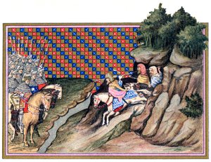 格洛斯特伯爵与爱尔兰首领理查德·二世（Richard IIs）坎帕涅的会议，1399年，18 作者 不明