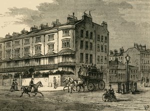 康诺特广场，1876年。 作者 不明
