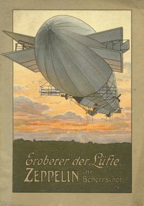 征服者。齐柏林飞艇，1916年 作者 不明