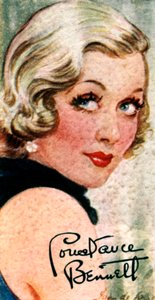 康斯坦斯·坎贝尔·贝内特（Constance Campbell Bennett），1904-1965年，美国女演员，二十世纪 作者 不明