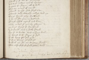 Copy of the Chronicle Andrew of Wyntoun, Fol 224 recto, detail, c.1550 (ink on paper) 作者 不明