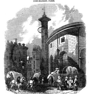 玉米市场，巴黎，1836年 作者 不明