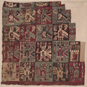 拐角碎片，可能出自公元700-1100年。 作者 不明