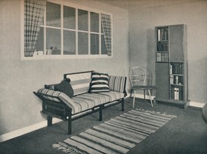 卡尔·普里奇（Karl Pullich）教授设计的客厅角，1928年 作者 不明