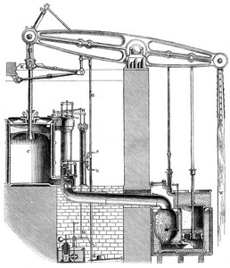康沃尔或单作用泵送发动机，1866年 作者 不明