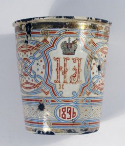 加冕杯。出席1896年尼古拉二世加冕典礼 作者 不明