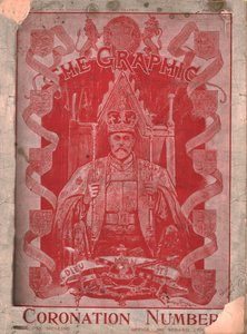 1902年8月13日，《图形》杂志的封面，爱德华七世国王的加冕礼。 作者 不明