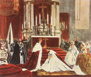 1861年10月18日，威廉一世在柯尼斯堡（Königsberg）加冕。 作者 不明