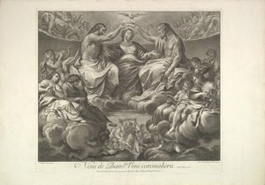 圣母加冕，1741年。 作者 不明