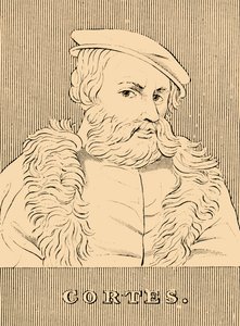 科尔特斯（Cortes），1485-1547年，1830年。 作者 不明