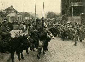哥萨克士兵，第一次世界大战，1914年，c1920。 作者 不明