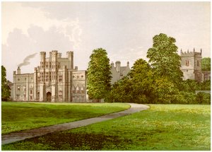 沃里克郡的Coughton Court，Baronet Throckmorton的住所，c1880 作者 不明