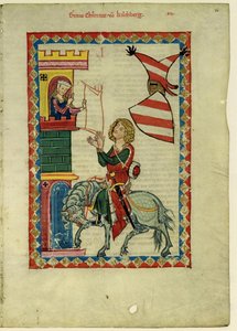 1305年至1340年之间，法典马内塞伯爵（Count Konrad von Kirchberg） 作者 不明