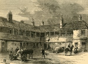 玫瑰和王冠庭院，1820年，c1876年。 作者 不明