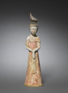 带有高级香菇的朝廷女士c。 700-750。 作者 不明