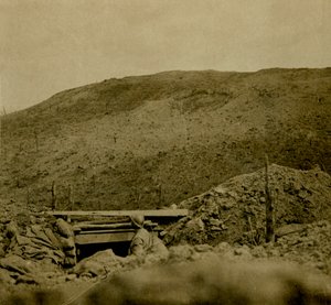法国北部LesÉparges的山顶，c1914-c1918。 作者 不明