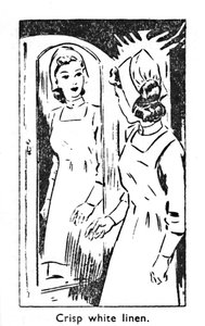 酥脆的白色亚麻，1940年 作者 不明