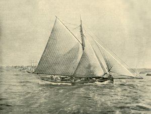 1901年在杰克逊港巡航。 作者 不明