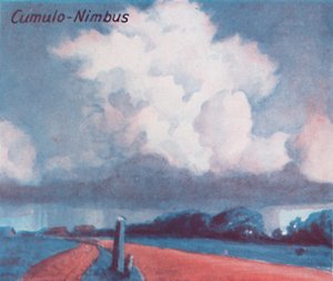 积雨云-数十种主要的云形式在天空中，1935年 作者 不明
