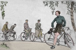 骑自行车1839-1939年的前盖，1939年 作者 不明