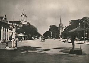 仰光Dalhousie街，1900年。 作者 不明