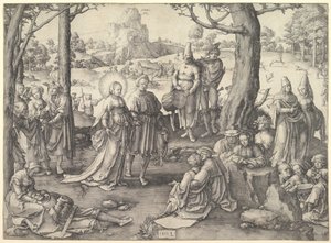 圣玛丽抹大拉的舞蹈，1519年。 作者 不明