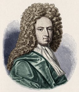 Daniel Defoe - portrait. English author and journalist 1660-1731 作者 不明