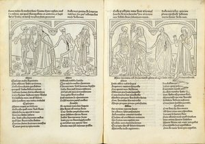 死亡之舞》，1490年。 作者 不明