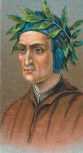 但丁·阿利吉耶里（Dante Alighieri）1265-1321，意大利佛罗伦萨诗人，1924年 作者 不明