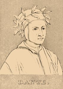 但丁，c1265-1321，1830年。 作者 不明