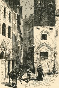 丹特斯楼，佛罗伦萨，1890年。 作者 不明