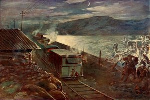 德韦特穿越铁路的尝试》，1902年。 作者 不明